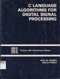 C Language algorithms for digital signal processing