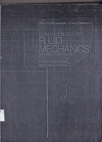 Solutions manual to accompany fundamentals of fluid mechanics vol. 1 Chapter 1-6