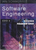 Software Engineering: rekayasa perangkat lunak edisi 6 jilid 1