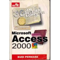 36 Jam belajar komputer Microsoft Access 2000